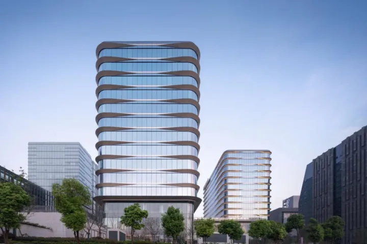 BIM建筑|流动立面平衡方正体量：南京金地威新 ▪ 雨花创新中心 / 成执设计