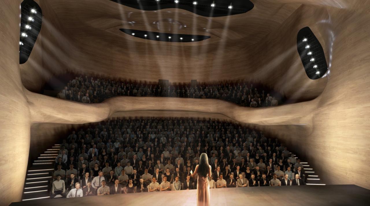 BIM建筑|深圳龙岗艺术中心 / BAU建筑与城市设计事务所