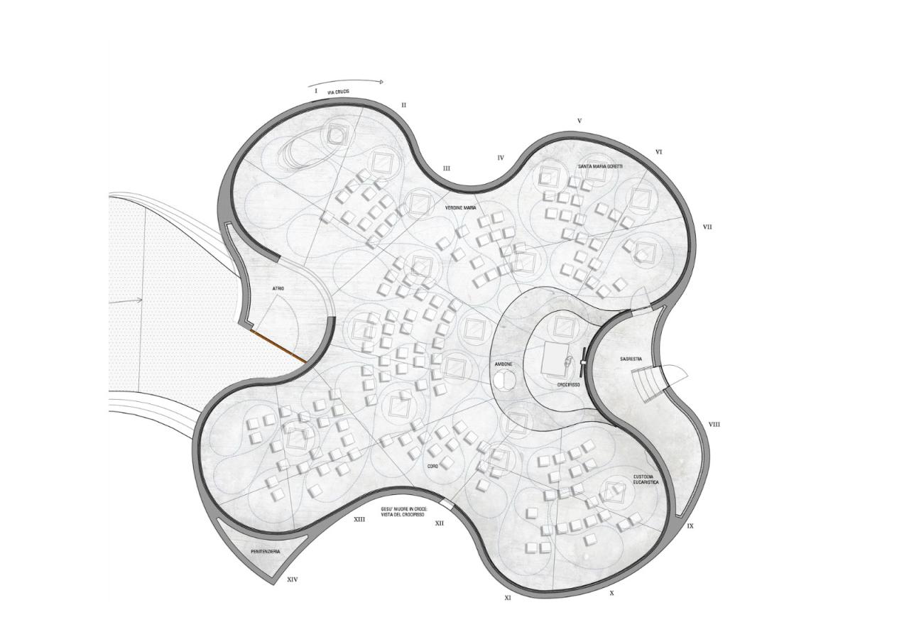 BIM建筑|圣玛利亚·葛莱蒂教堂 / Mario Cucinella Architects