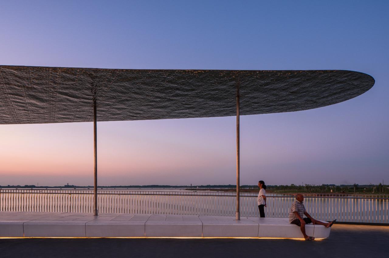 BIM建筑|环元荡贯通桥：一种混合的基建设施 / BAU建筑与城市设计事务所