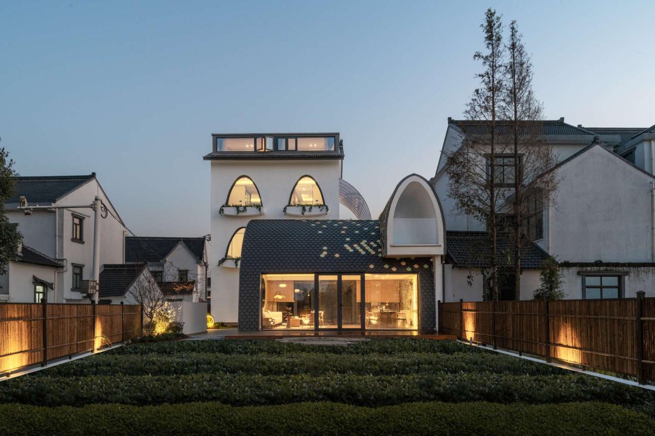 BIM建筑|待泾村花海民宿改造 / 凡度设计事务所