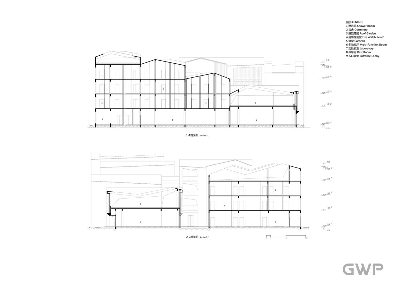 BIM建筑|临风展翼，载梦启航——临安风之谷国际营地 / GWP
