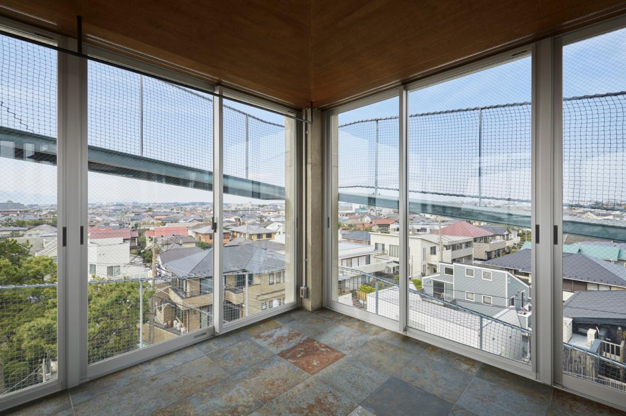 BIM建筑|坡道环绕建筑，鹄沼-Y之家/ KANIUE