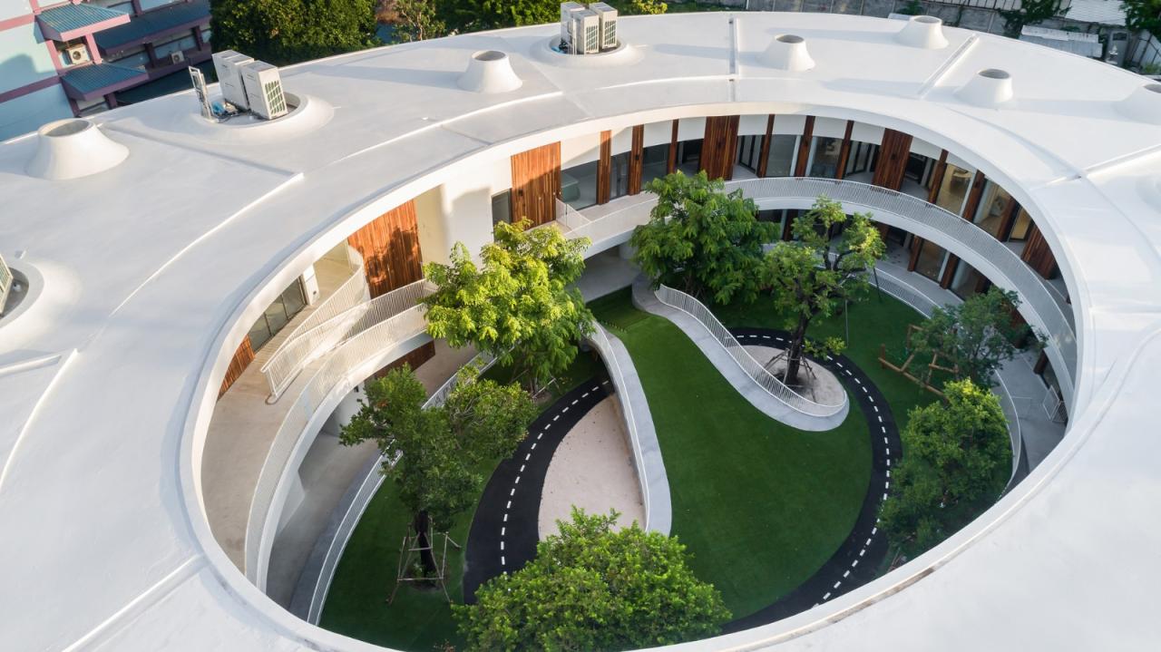 BIM建筑|泰国曼谷充满童趣的幼儿园空间 / Plan Architect