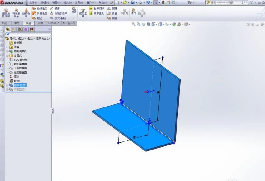 BIM问答|SolidWorks教程：SolidWorks钣金如何自动生成展开尺寸