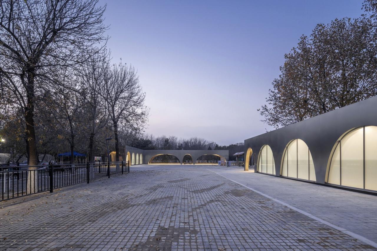 BIM建筑|北京奥林匹克森林公园跑者服务站 / TEMP建筑设计工作室