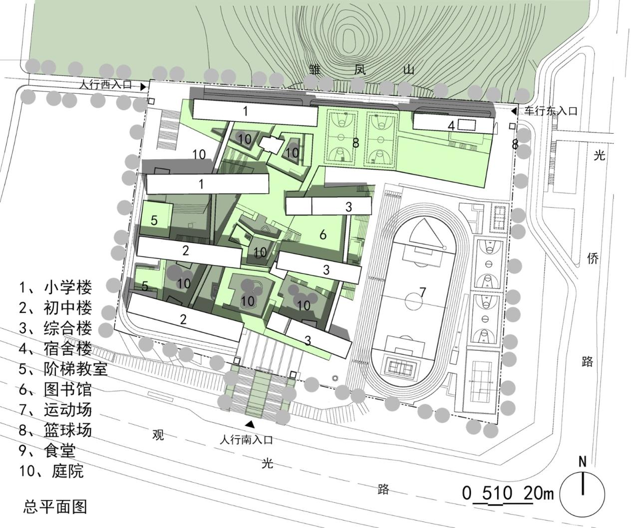BIM建筑|深圳光明新区凤凰学校 / 深圳大学建筑设计研究院“钟中+钟波涛”工作室
