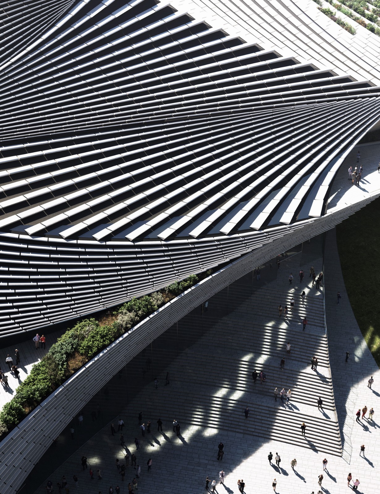 BIM建筑|陶片层层，‘欧洲电影中心CAMERIMAGE’竞赛方案 / 隈研吾事务所