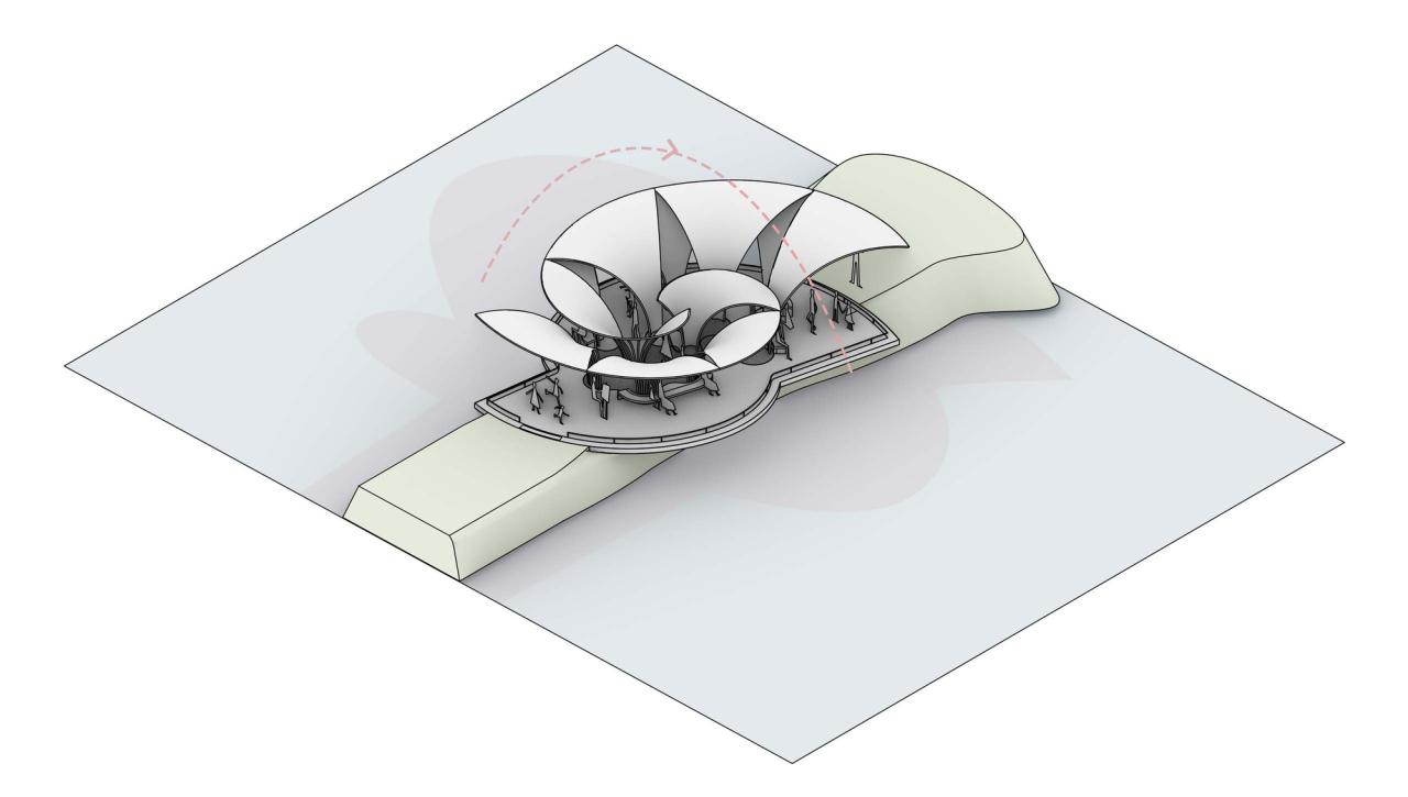 BIM建筑|花海竹亭，城市公园针灸式更新 / 竖梁社 + 华南理工大学建筑学院