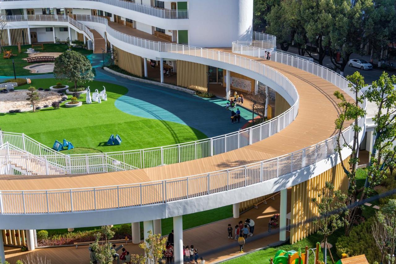 BIM建筑|云南省玉溪市第一幼儿园教育集团桂山园更新 / 上海思序建筑规划设计