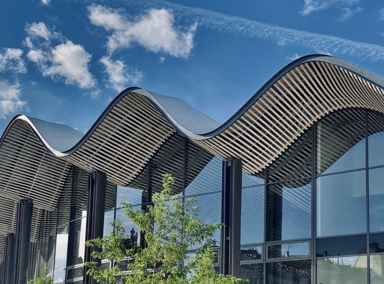 BIM建筑|波浪形屋面，UCPA大兰斯体育场 / Marc Mimram