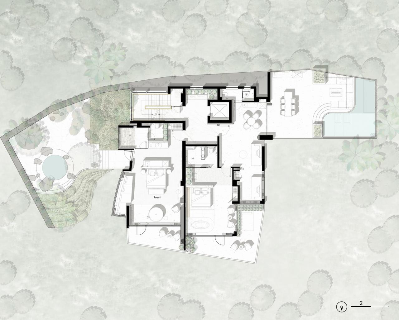 BIM建筑|《海的呼吸》大理青绿半山酒店改造设计 / 寻常设计