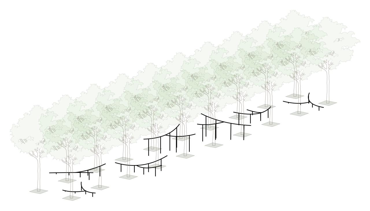 BIM建筑|北京奥林匹克森林公园跑者服务站 / TEMP建筑设计工作室