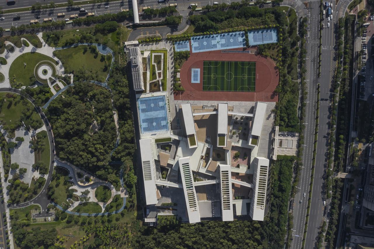 BIM建筑|深圳光明新区凤凰学校 / 深圳大学建筑设计研究院“钟中+钟波涛”工作室