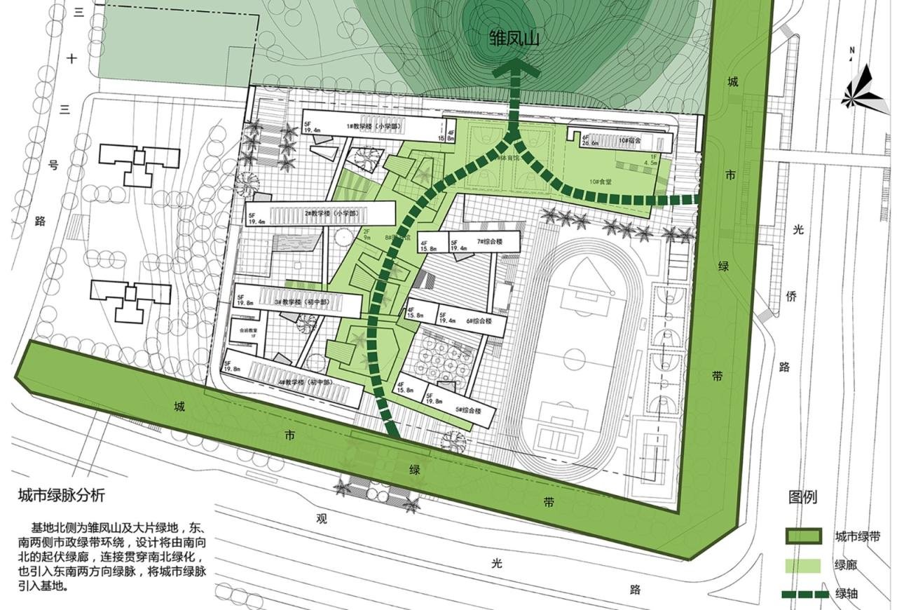 BIM建筑|深圳光明新区凤凰学校 / 深圳大学建筑设计研究院“钟中+钟波涛”工作室