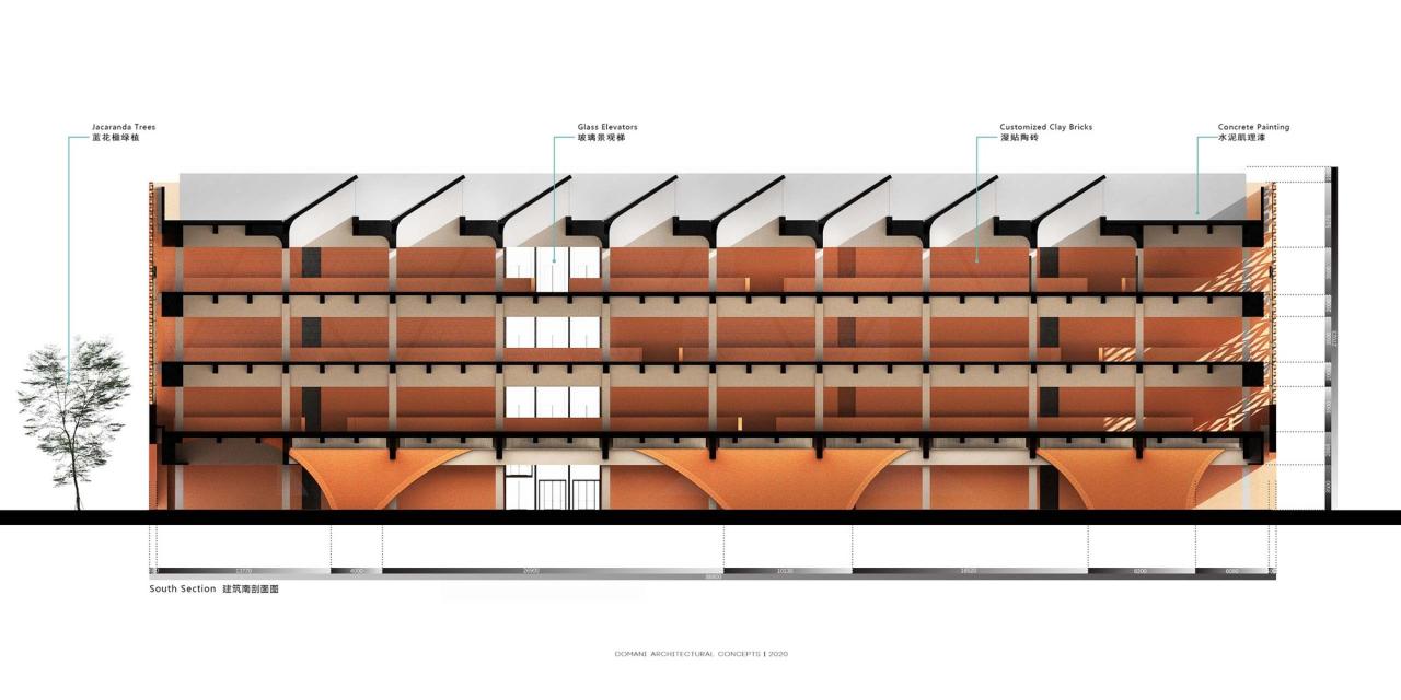 BIM建筑|创客小镇TIC艺术中心 / 东仓建设