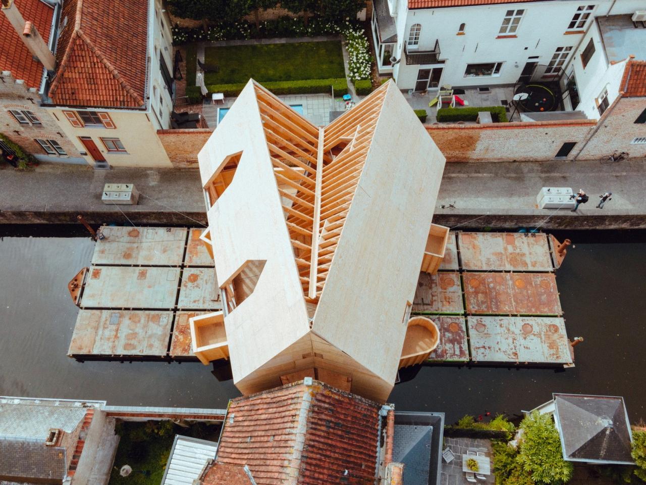 BIM建筑|布鲁日双联画展亭 / PARA