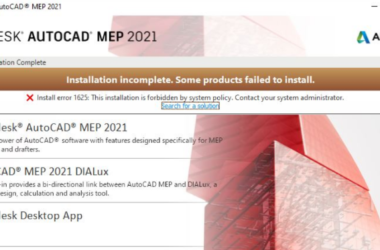 BIM技巧|CAD系统策略禁止安装是什么？安装Autodesk软件时提示系统策略禁止-BIM建筑网