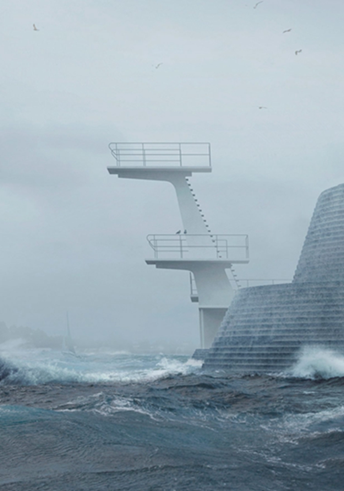 BIM建筑|斯诺赫塔重新设计挪威港口的努本浴场