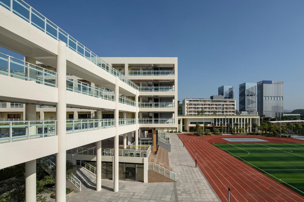 BIM建筑|深圳光明新区凤凰学校 / 深圳大学建筑设计研究院“钟中+钟波涛”工作室
