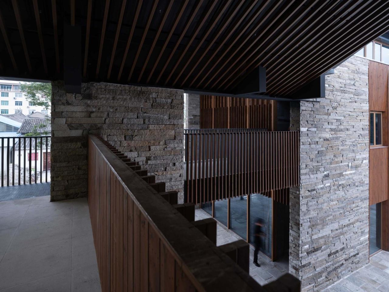 BIM建筑|小伍份村文化礼堂 / 园舍建筑景观