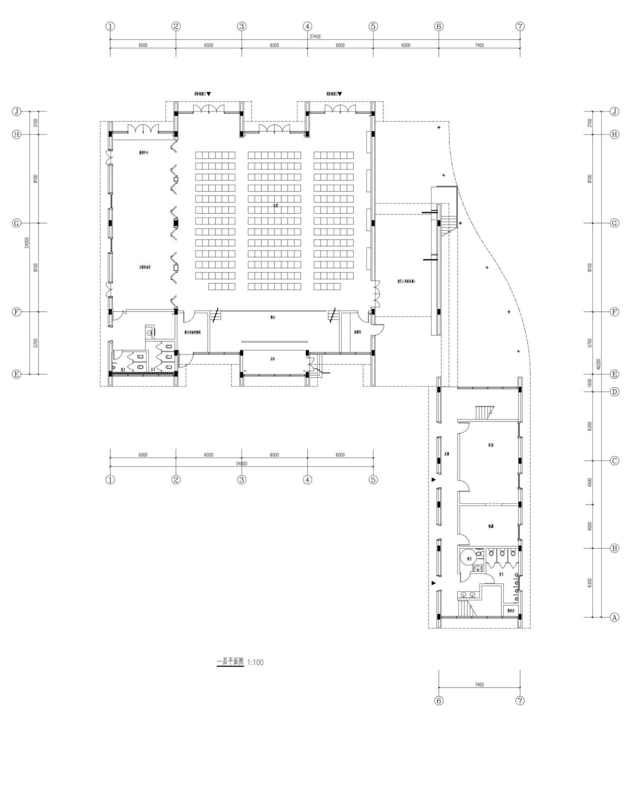 BIM建筑|小伍份村文化礼堂 / 园舍建筑景观
