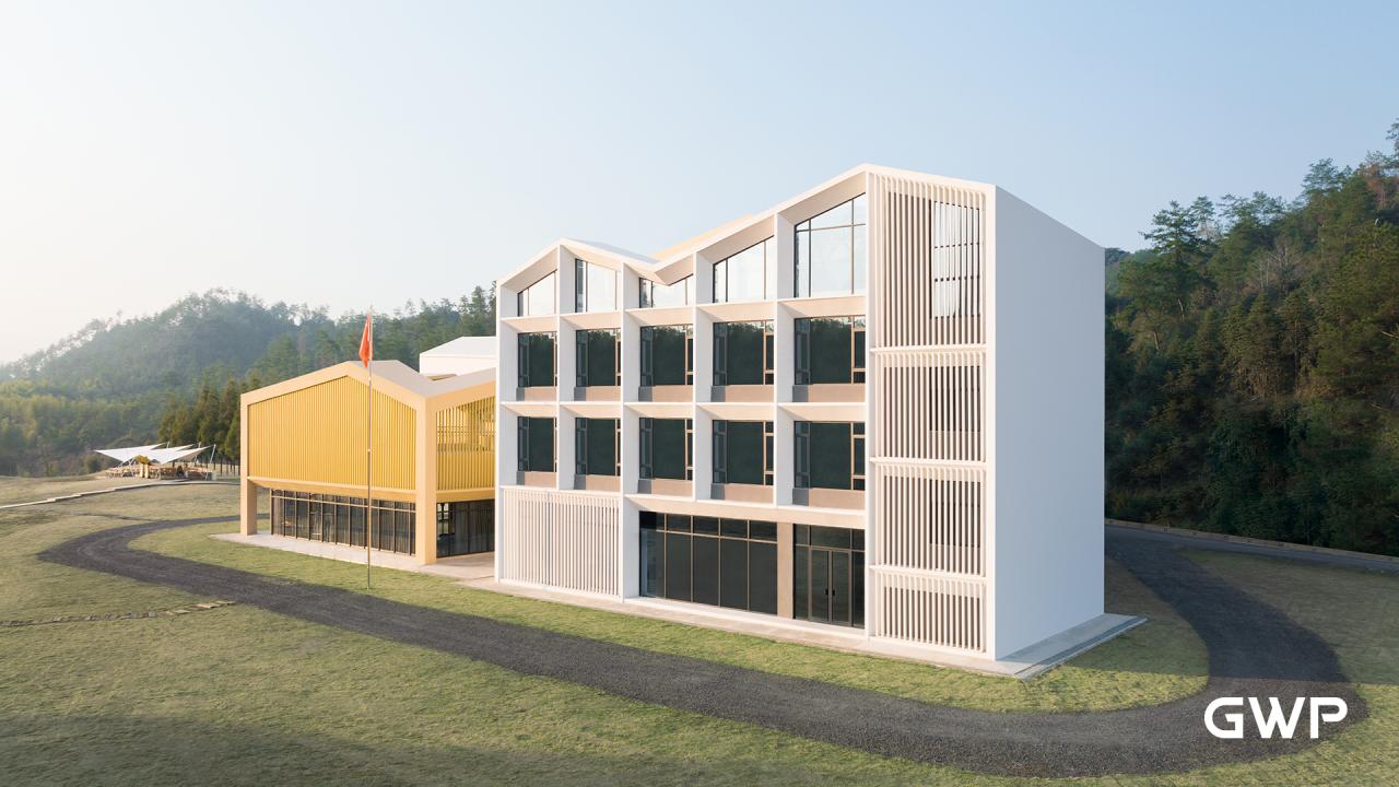 BIM建筑|临风展翼，载梦启航——临安风之谷国际营地 / GWP