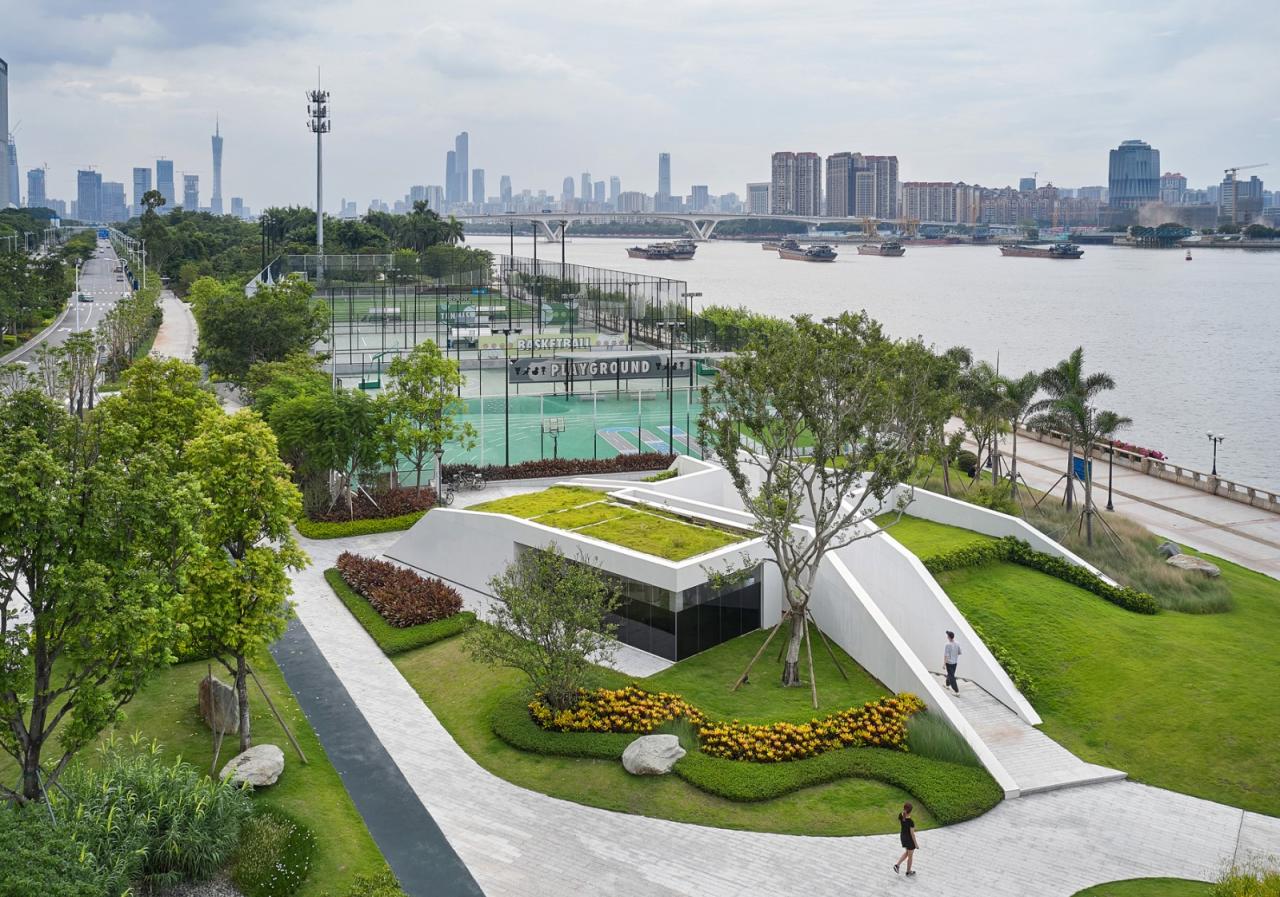 BIM建筑|沃土 | 琶洲保利体育公园服务中心 / 上海间筑设计