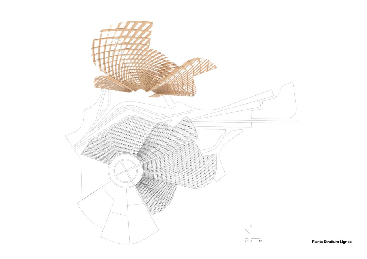 BIM建筑|悬挂式屋顶：教堂与教区综合体 / Miralles Tagliabue EMBT