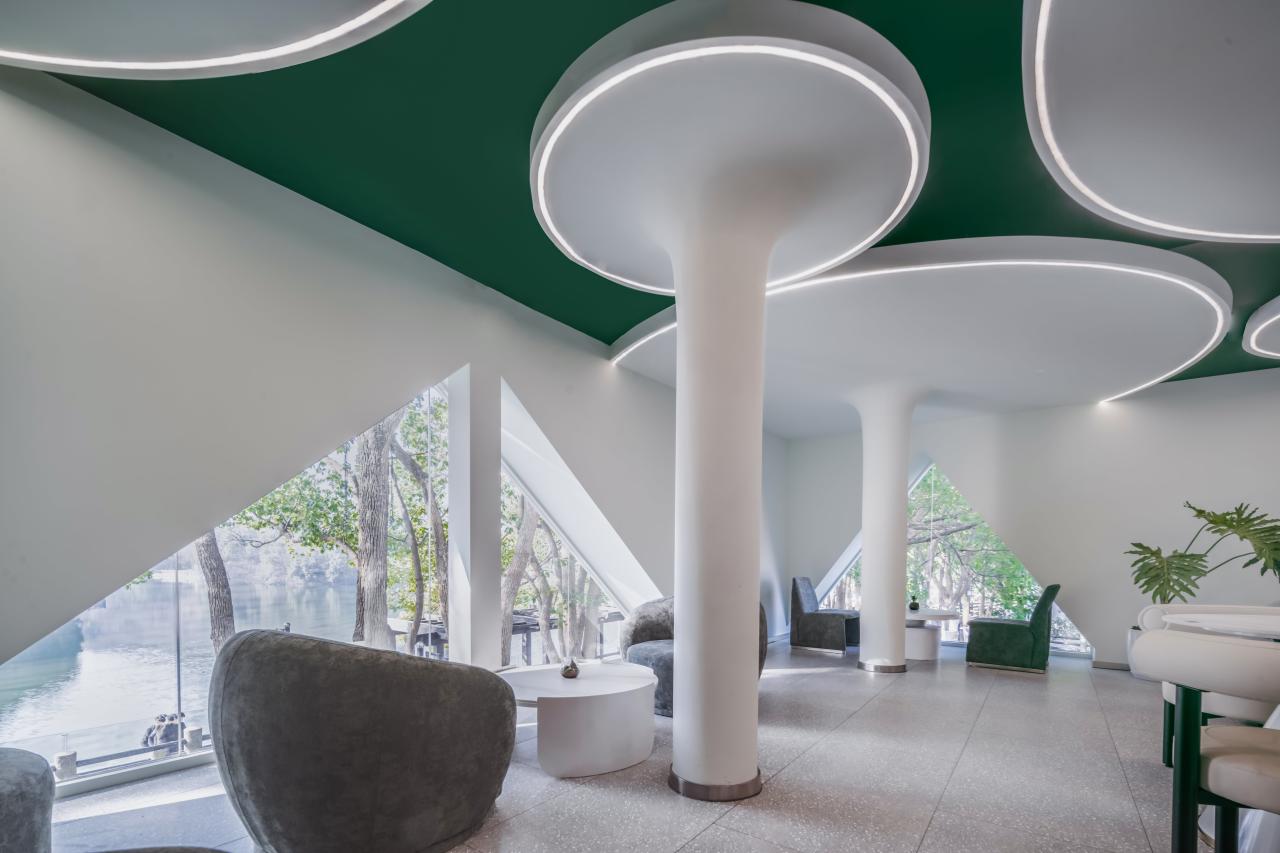 BIM建筑|白马涧龙池景区休闲餐吧 / 平介设计