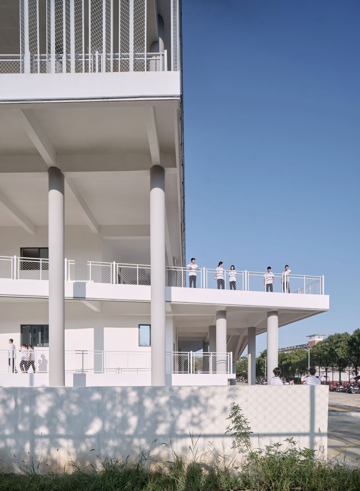 BIM建筑|宜黄一中综合楼 / 以靠建筑