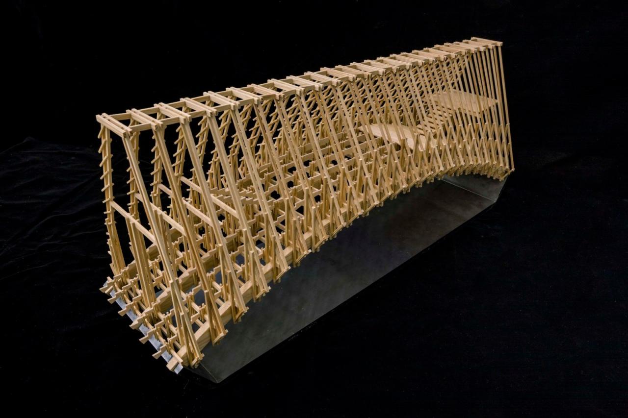 BIM建筑|古劳水乡木桥 / 罗宇杰工作室