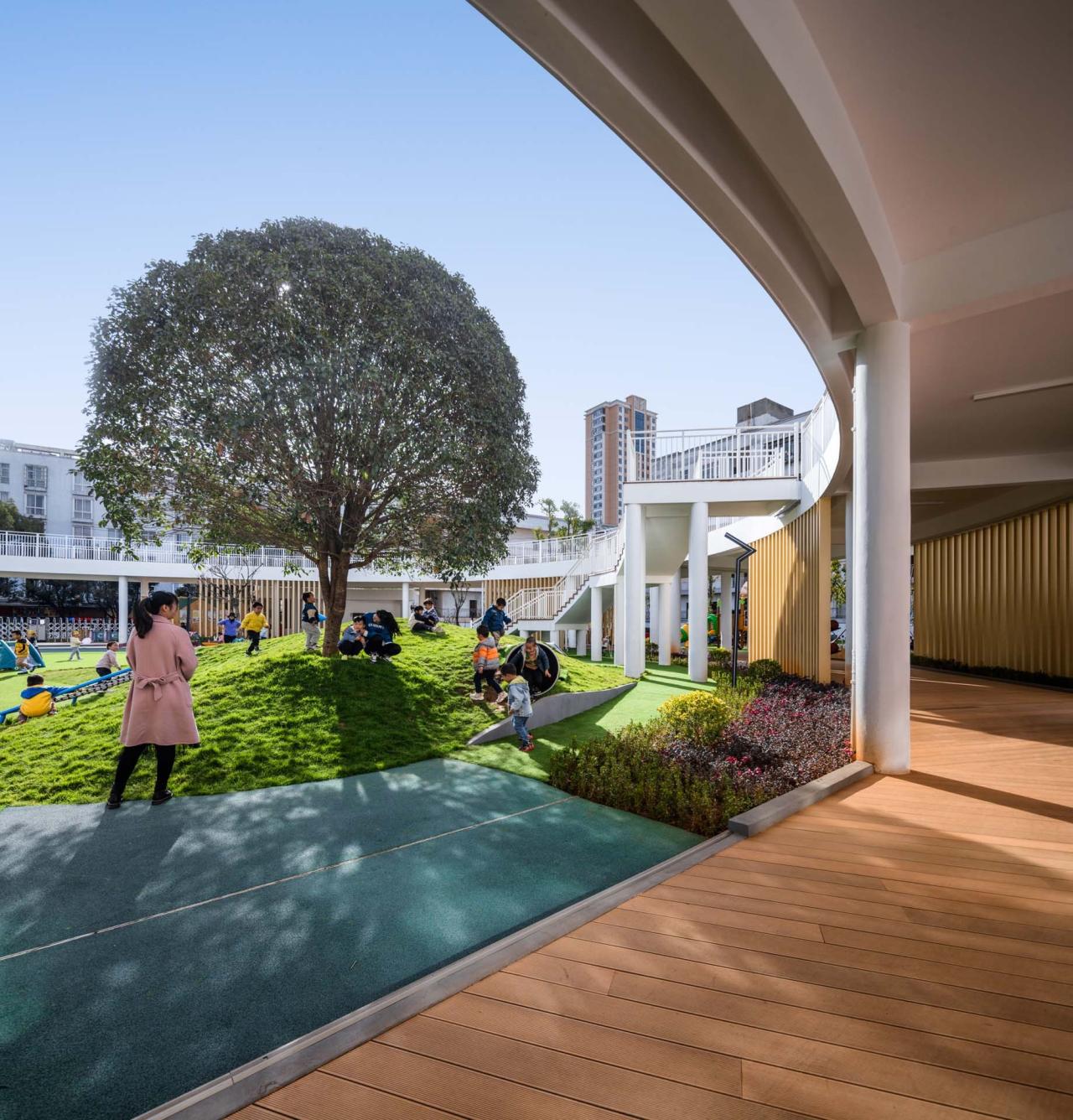 BIM建筑|云南省玉溪市第一幼儿园教育集团桂山园更新 / 上海思序建筑规划设计