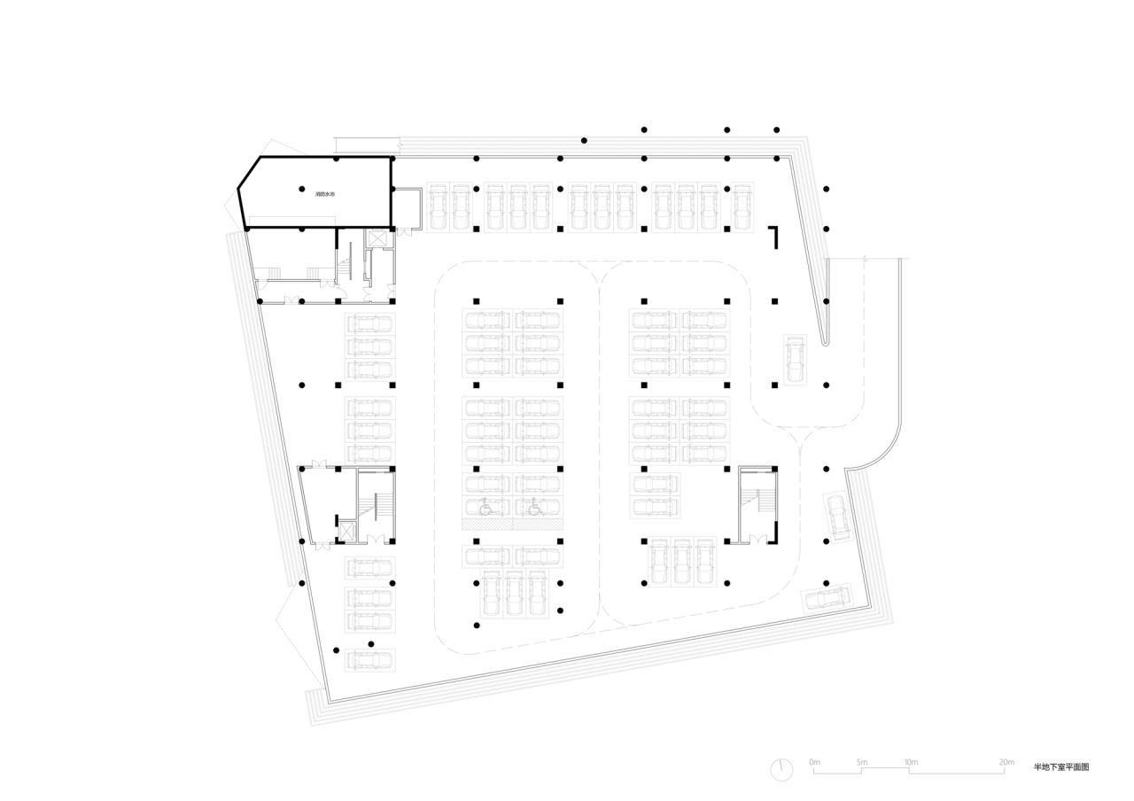 BIM建筑|宜黄一中综合楼 / 以靠建筑