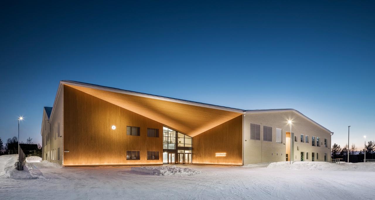 BIM建筑|汉卡萨尔米学校 / Parviainen Architects