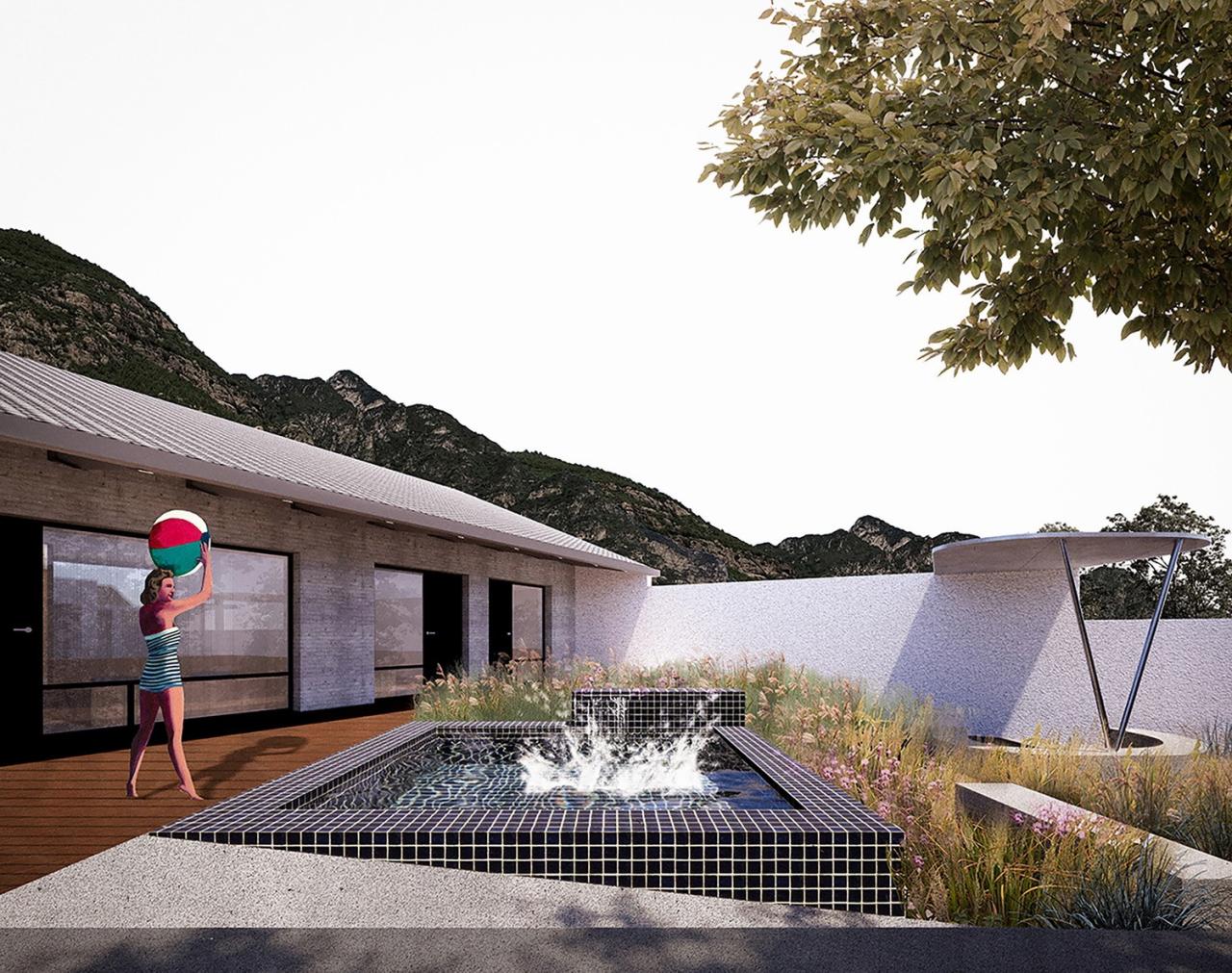 BIM建筑|孪生院子民宿 / 也似建筑