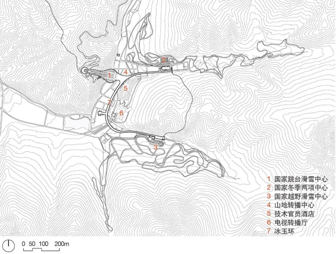 BIM建筑|国家跳台滑雪中心 / THAD 清华大学建筑设计研究院