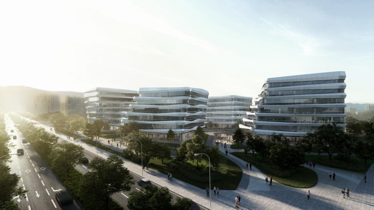 BIM建筑|西山智谷——北京协同创新园 / CAA建筑事务所