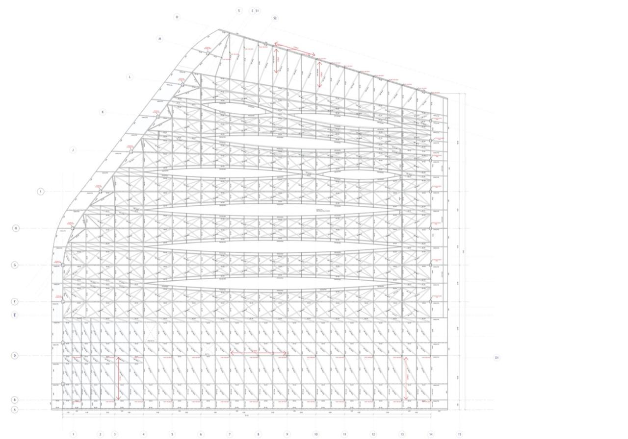 BIM建筑|波浪形屋面，UCPA大兰斯体育场 / Marc Mimram