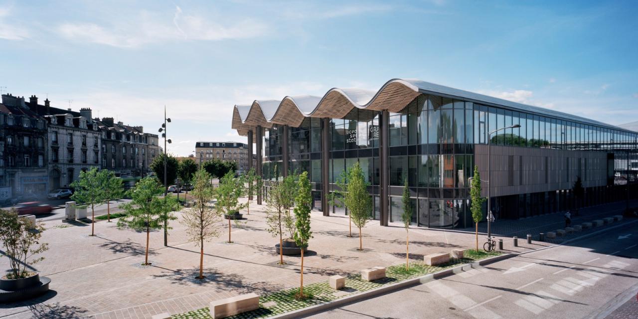 BIM建筑|波浪形屋面，UCPA大兰斯体育场 / Marc Mimram