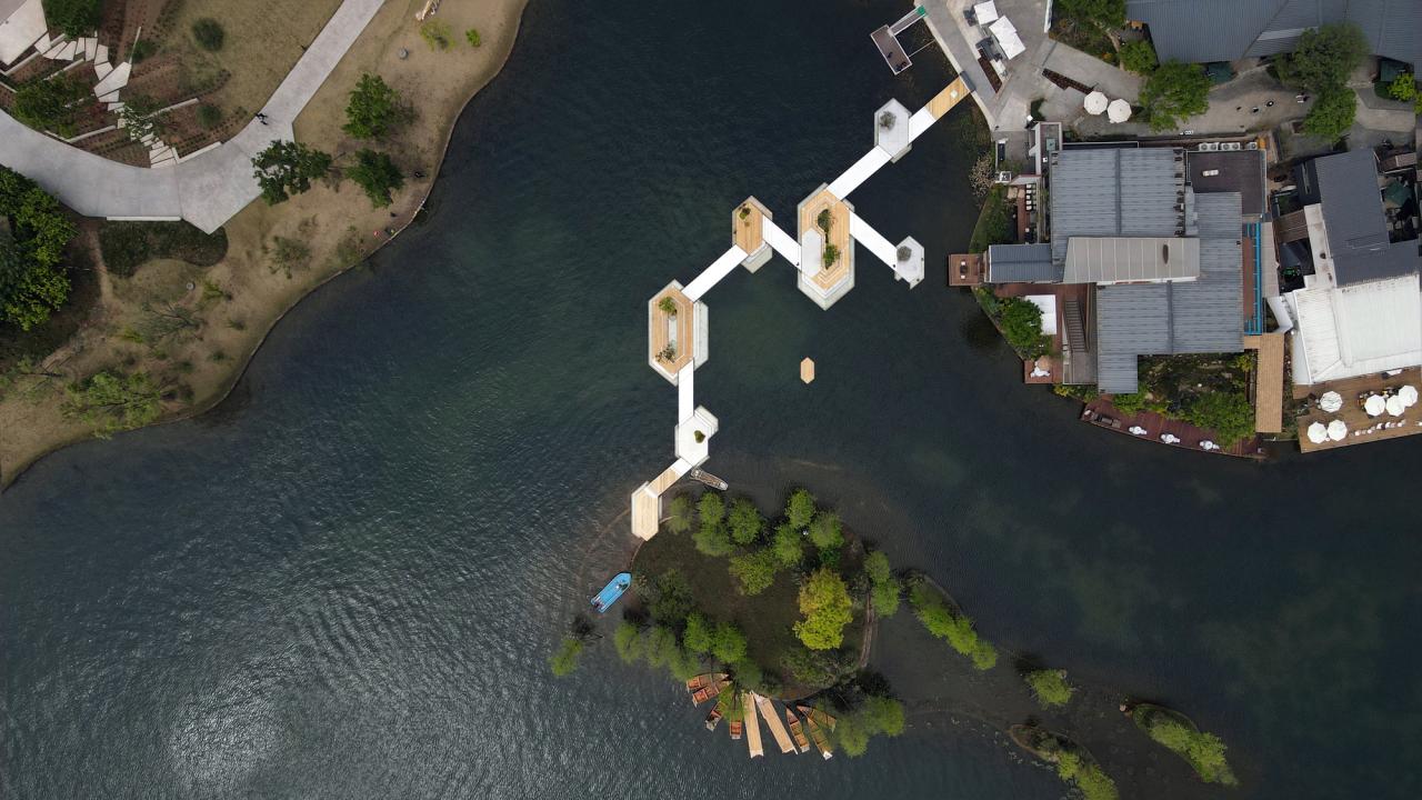 BIM建筑|成都麓湖天空浮岛 / unarchitecte