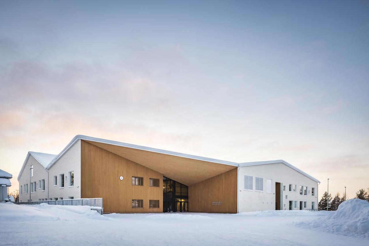 BIM建筑|汉卡萨尔米学校 / Parviainen Architects