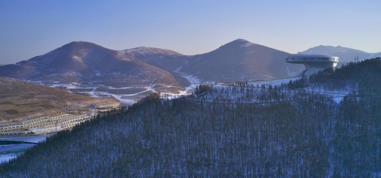 BIM建筑|国家跳台滑雪中心 / THAD 清华大学建筑设计研究院