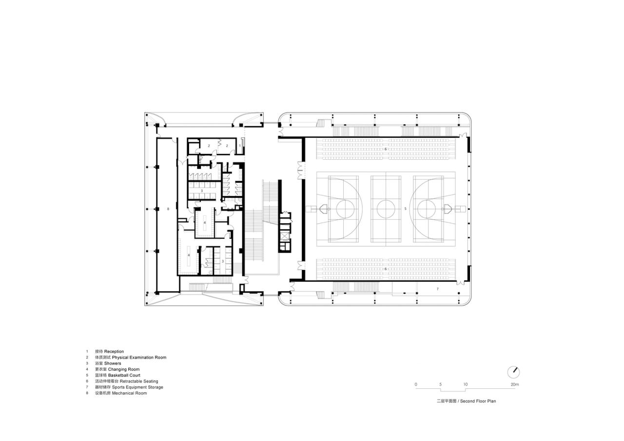 BIM建筑|上海青浦平和运动中心 / OPEN建筑事务所