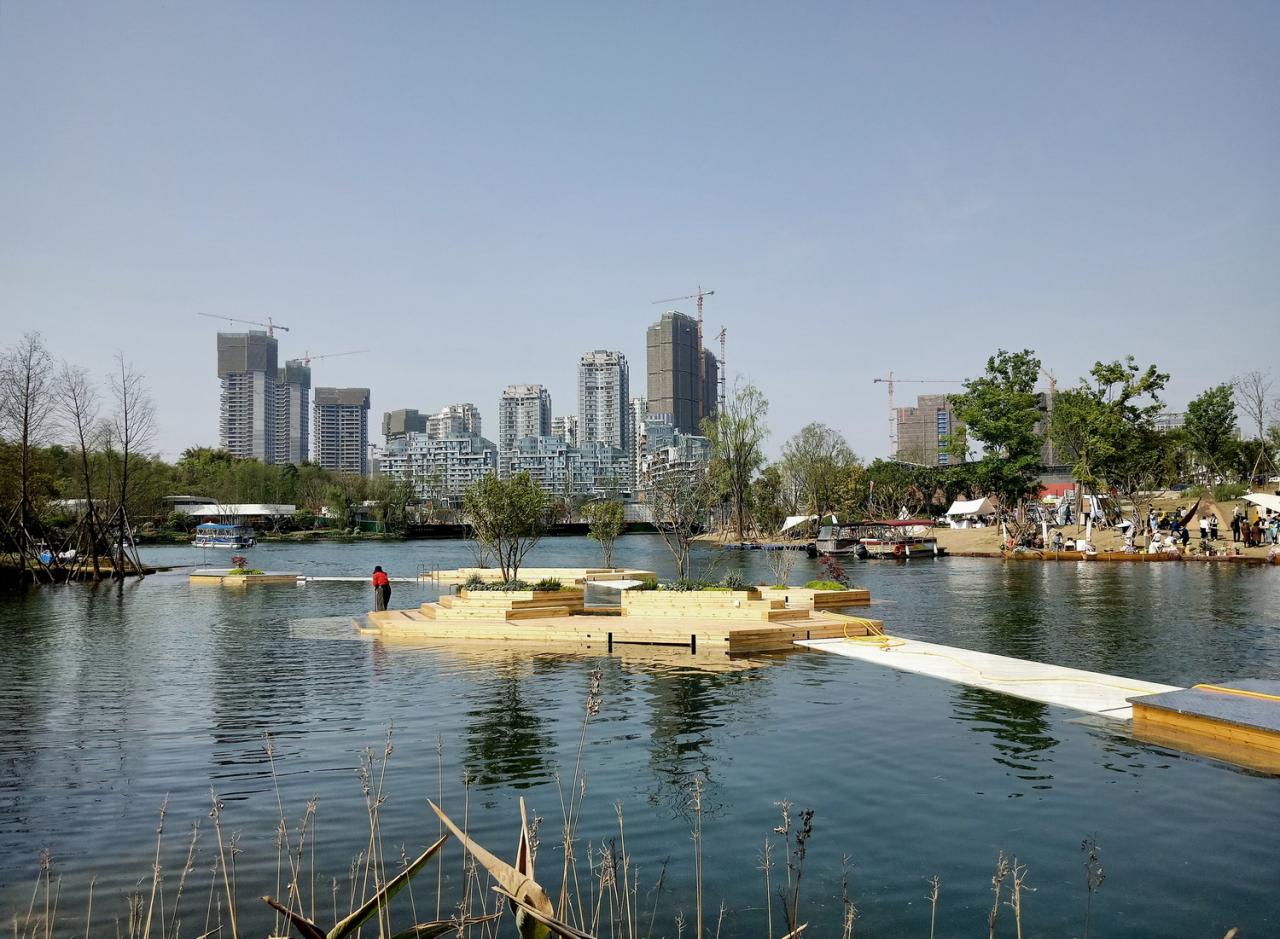 BIM建筑|成都麓湖天空浮岛 / unarchitecte