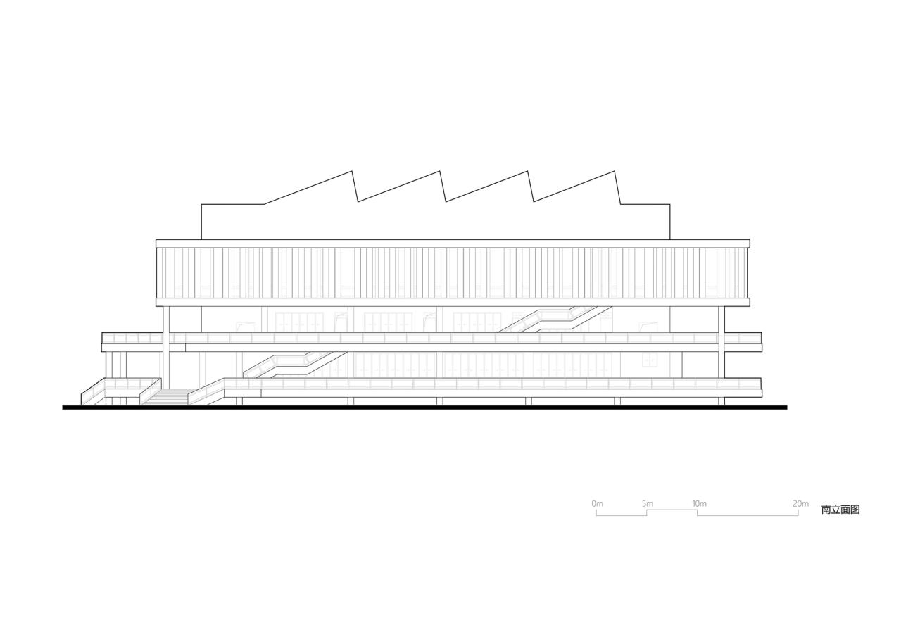 BIM建筑|宜黄一中综合楼 / 以靠建筑