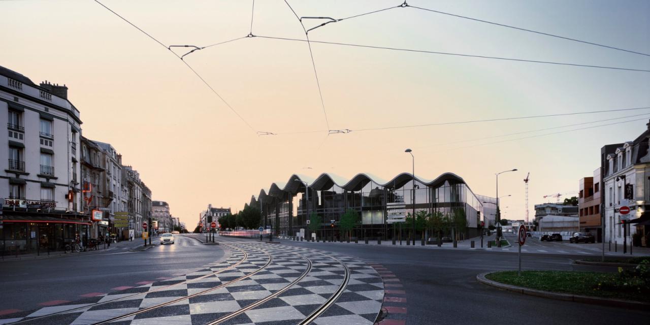 BIM建筑|波浪形屋面，UCPA大兰斯体育场 / Marc Mimram