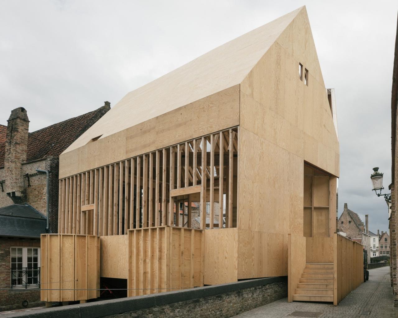 BIM建筑|布鲁日双联画展亭 / PARA