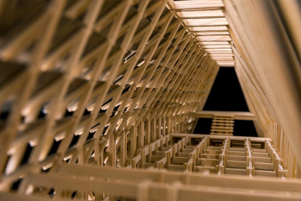 BIM建筑|古劳水乡木桥 / 罗宇杰工作室