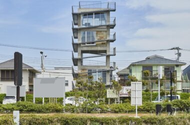 BIM建筑|坡道环绕建筑，鹄沼-Y之家/ KANIUE-BIM建筑网